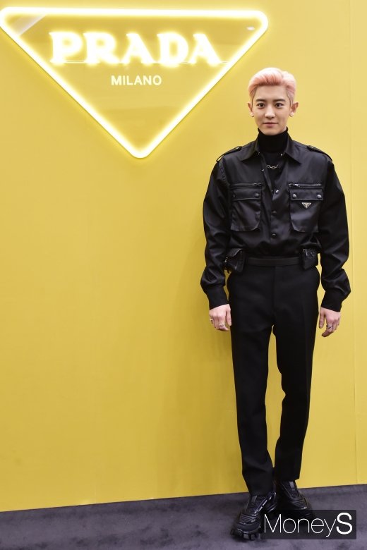 [머니S포토] 엑소 찬열, '설렘주의, 시크한 블랙'