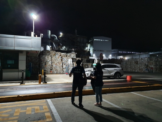야간 악취 점검을 실시해 위반 사례를 다수 적발했다. / 사진제공=시흥시