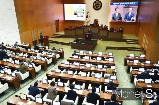 [머니S포토] 시의원 질의 답하는 박원순 시장
