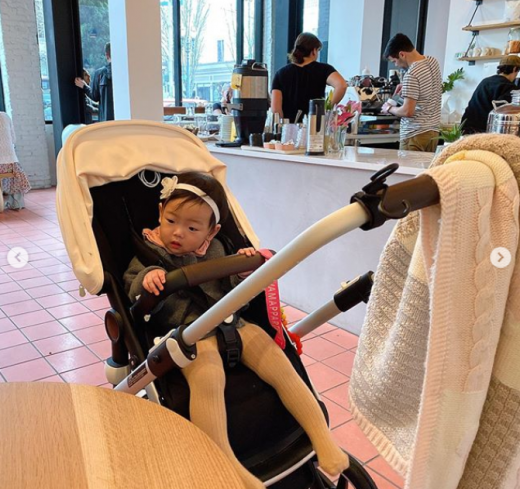 모델 혜박의 딸 리아양. /사진=혜박 인스타그램 캡처