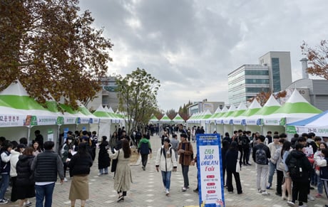 목포대학교에서 열린 '전남 JOB-DREAM Fair' 모습 /사진제공=전남TP