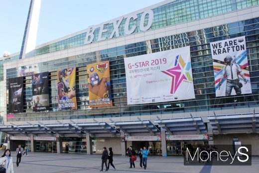 지스타 2019가 열린 부산 벡스코 전시장. /사진=채성오 기자