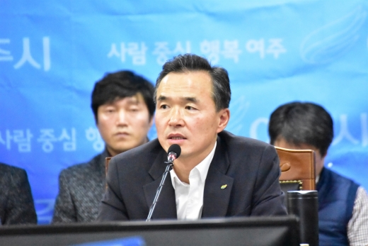 이항진 여주시장. / 사진제공=여주시