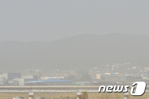 미세먼지 낀 날씨. /사진=뉴스1