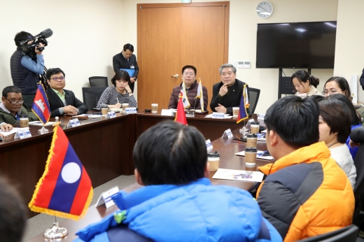 송한준 경기도의회 의장, '아시아 장애인 운동 활동가 연수단' 접견. / 이하 사진제공=경기도의회