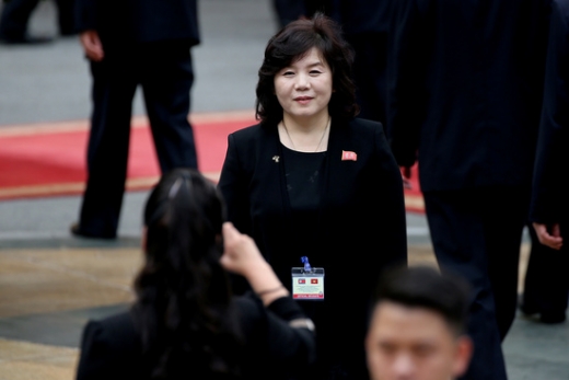 최선희 북한 외무성 제1부상. /사진=로이터