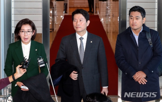 오신환 바른미래당·이인영 더불어민주당·나경원 자유한국당 원내대표(오른쪽부터). /사진=뉴시스  