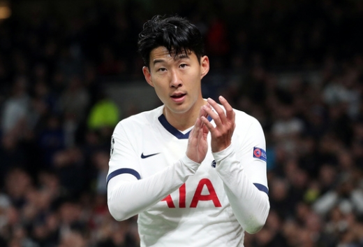 27일 오전 5시 영국 런던 토트넘 홋스퍼 스타디움에서 열리는 2019-2020시즌 유럽축구연맹(UEFA) 챔피언스리그 B조 조별예선 5차전에서 올림피아코스를 상대로 4경기 연속 득점에 도전하는 토트넘 홋스퍼의 손흥민. /사진=로이터