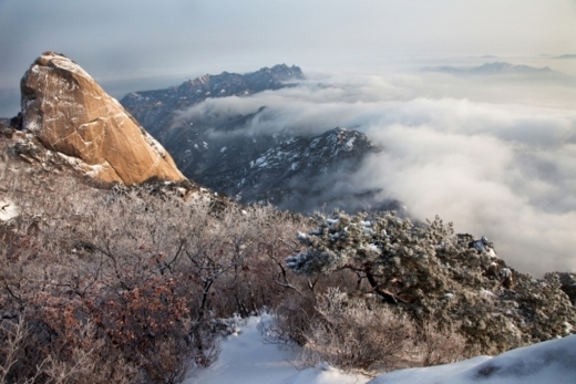 고양 북한산성 상고대 설경. / 사진제공=경기북부청