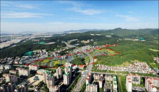 성남서현 공공주택지구 조성부지. / 사진제공=성남시