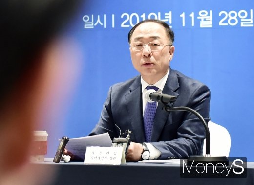 [머니S포토] 홍남기 
