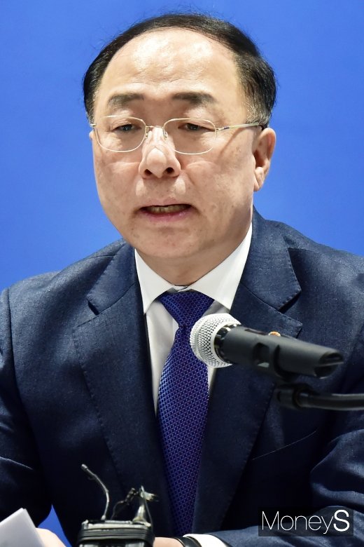 [머니S포토] 홍남기 부총리 