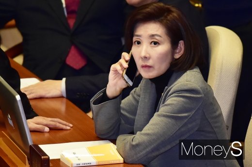 나경원 자유한국당 원내대표./사진=임한별 기자 