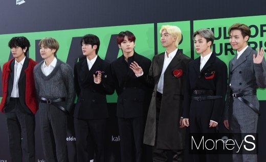 [머니S포토] 방탄소년단(BTS) '세계 사로잡은 비주얼'(MMA)