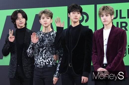 [머니S포토] 엔플라잉 '멜론 뮤직어워드 왔어요'