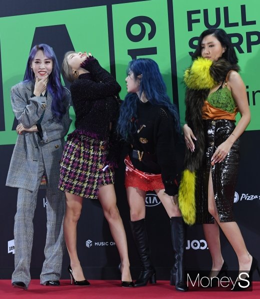 [머니S포토] 마마무 '4인 4색 매력'(멜론 뮤직어워드)
