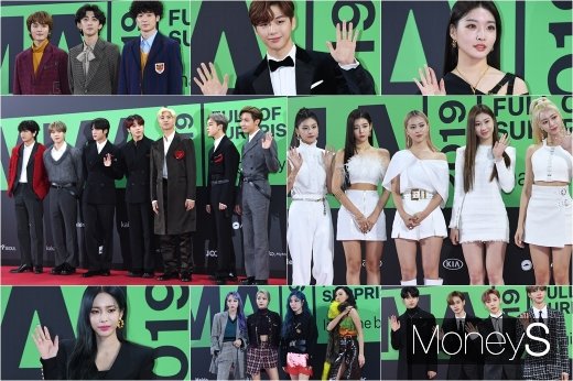 [머니S포토] 2019 멜론 뮤직어워드, '최고의 아티스트 총집합'