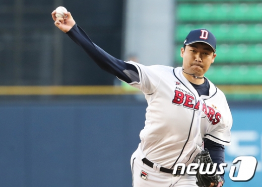 이번 시즌 두산 베어스에서 뛰었던 투수 홍상삼. /사진=뉴스1