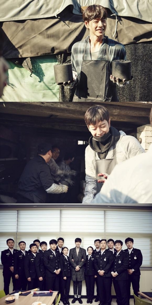 박해진 연탄배달, 소방관들과 저소득층 가구에 '연탄 2500장 나눔'
