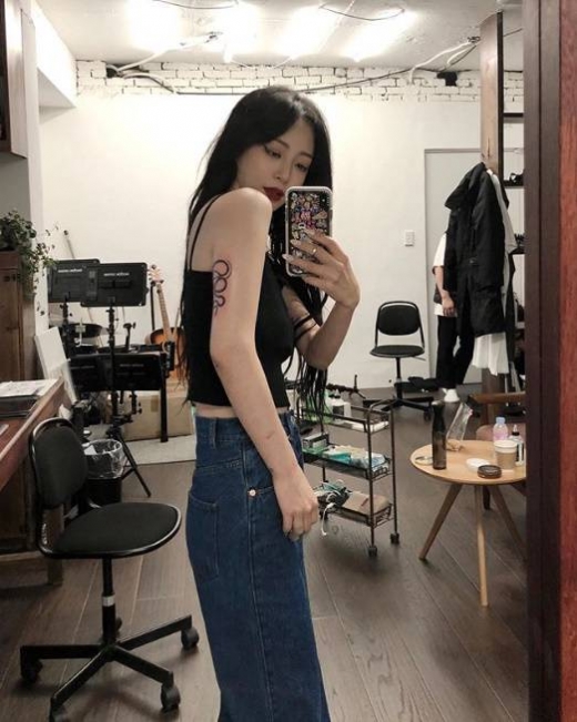 한예슬 타투. /사진=한예슬 인스타그램