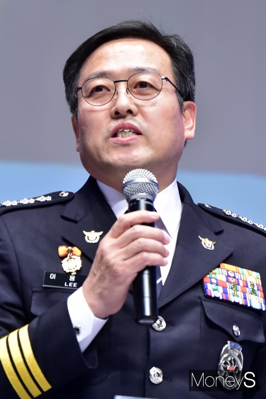 [머니S포토] On Seoul Safe 출범식, MOU 소감 전하는 이용표 서울경찰청장