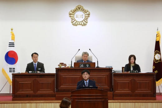 한대희 군포시장-시의회 시정연설. / 사진제공=군포시