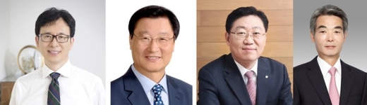 왼쪽부터 서재익 하나금융투자 전무, 정기승 KTB자산운용 부회장, 나재철 대신증권 대표, 신성호 전 IBK투자증권 대표 /각 사 제공