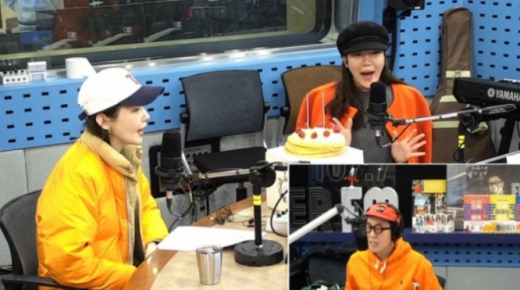 SBS 라디오 '김영철의 파워FM'에 출연한 그룹 다비치 멤버 강민경과 이해리(왼쪽부터). /사진=SBS 파워FM '김영철의 파워FM' 보이는라디오 캡처