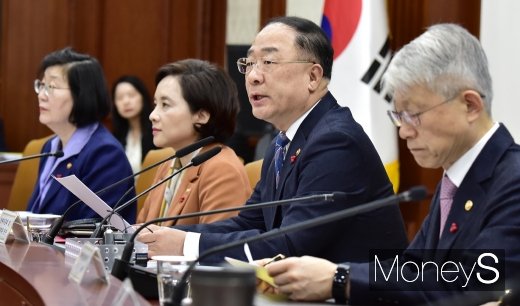 [머니S포토] 홍남기 부총리 