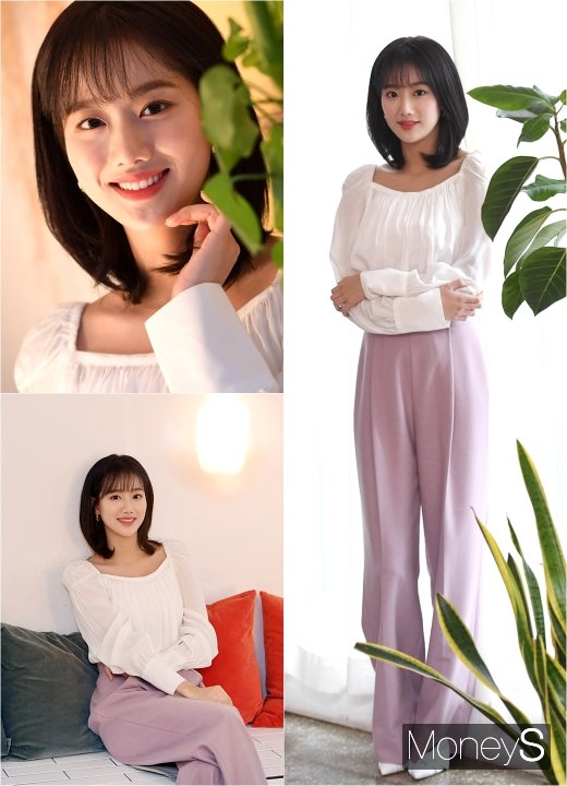 [머니S포토] 에이프릴 나은 '예쁨 가득 머금고'