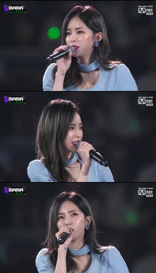 헤이즈. /사진=2019 마마 방송캡처