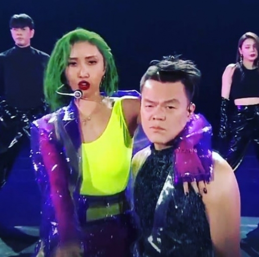 박진영 화사. /사진=박진영 인스타그램