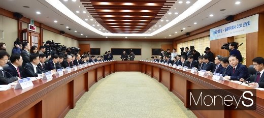 [머니S포토] 금융투자사 대표 만난 금감원장