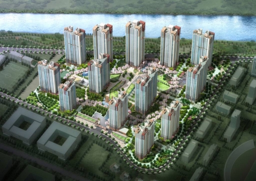 송도캐슬&해모로 조감도 / 사진제공=한진중공업