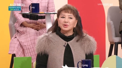 장미화. /사진=아침마당 방송캡처