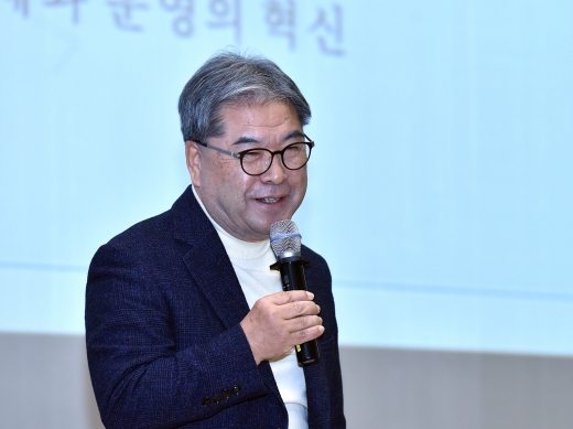 이재정 경기도교육감이 7일 가천대학교에서 열린 경기혁신교육학술대회에 참석해 ‘경기교육자치 10년을 말하다’를 주제로 특강했다. / 사진제공=경기도교육청