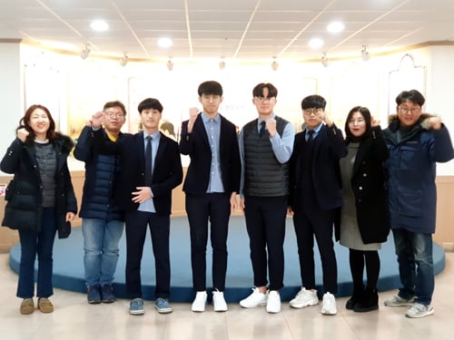전남공고는 2019 지방직 9급 공무원 공채에 김동우·허건·정민서·유성훈·장준영 등 총 5명이 최종 합격했다고 밝혔다./사진제공=광주시교육청