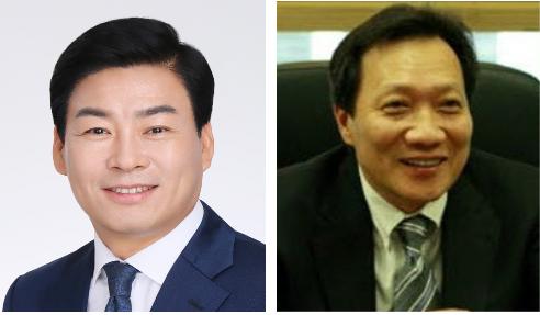 부산시체육회장 선거에 나선 정정복, 장인화 (왼쪽부터)/사진제공=부산시