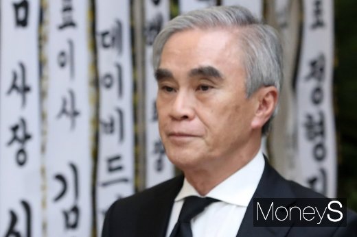 [머니S포토] 김우중 빈소 찾은 김희근 벽산엔지니어링 회장