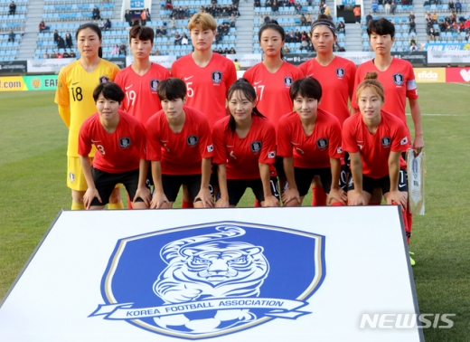 여자축구 대표팀. /사진=뉴시스    