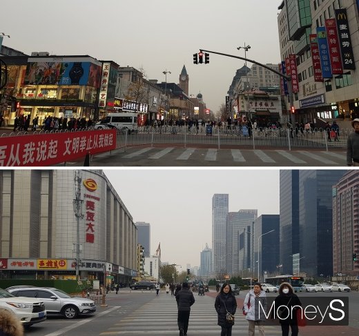 왕푸징 광장, 동즈먼역 등 중국 베이징 시내 모습. /사진=류은혁 기자