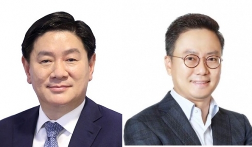 (왼쪽부터)허연수 부회장, 홍정국 대표 