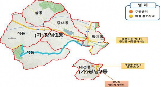 광남동. / 자료제공=광주시
