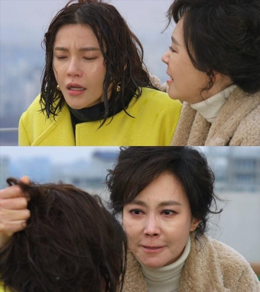 '우아한 모녀' 차예련, 지수원에게 머리채 잡히다?