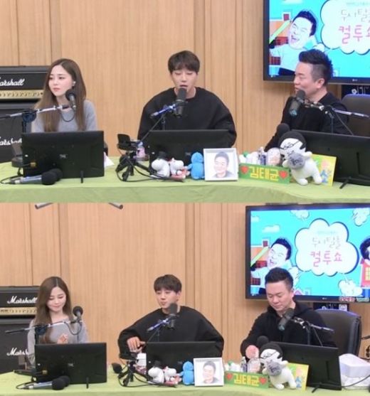 흰(박혜원), 황치열, 김태균. /사진=SBS 보이는라디오 방송화면 캡처