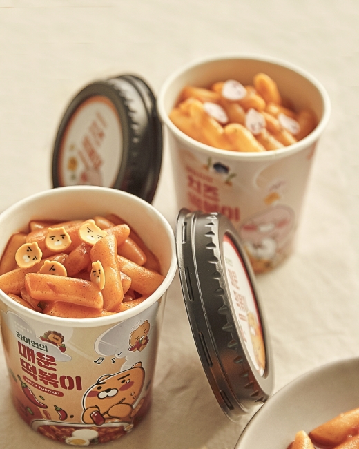 카카오프렌즈, 컵떡볶이 제품 이미지