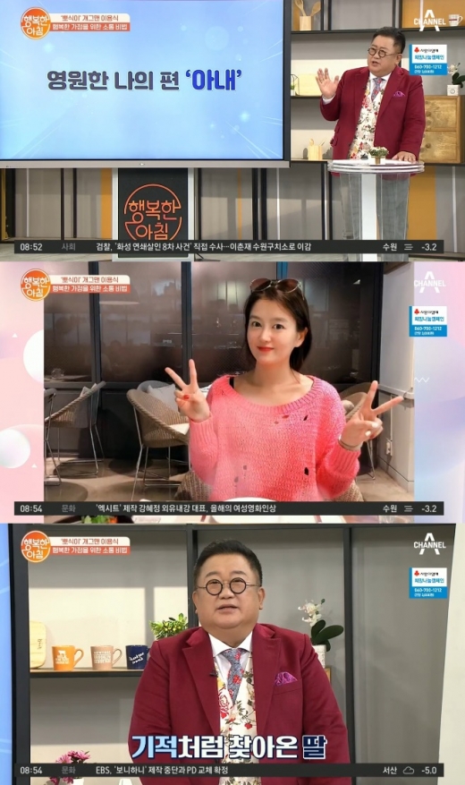 /사진=채널A ‘행복한 아침’ 방송화면 캡처