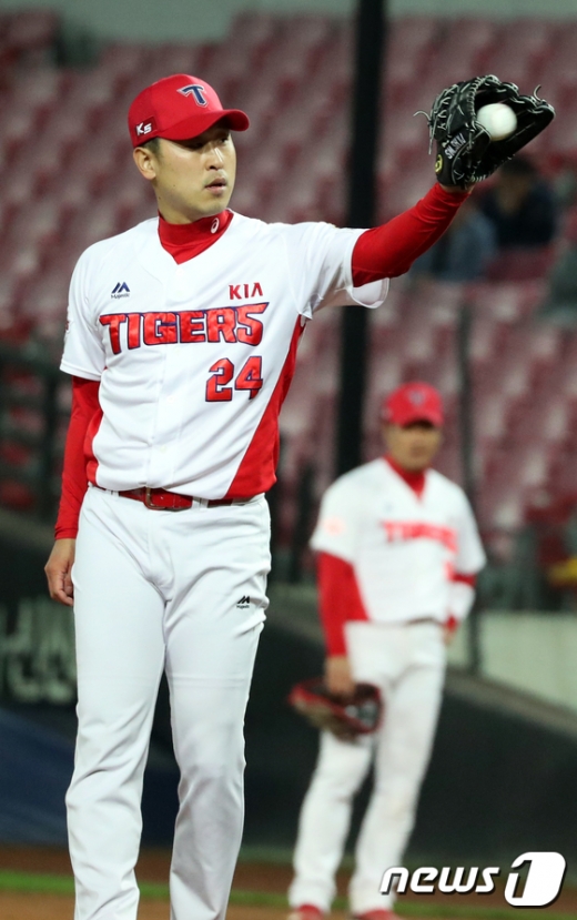 KIA타이거즈의 윤석민. /사진=뉴스1