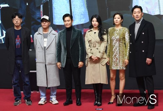 [머니S포토] 영화 '백두산' 주역들