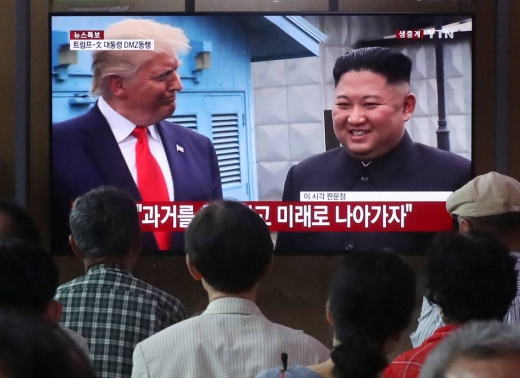 도널드 트럼프 미국 대통령(왼쪽) 김정은 북한 국무위원장. /사진=머니투데이DB  